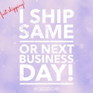 Same day or next day shipping!